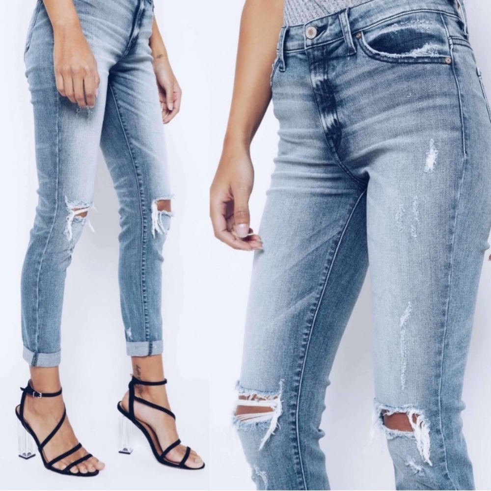 Last Pair Amazing Fit!! New Distressed Denim Jeans - Picture 3 of 7